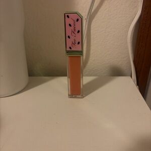 Too Faced Lip Gloss in Peachy Orange